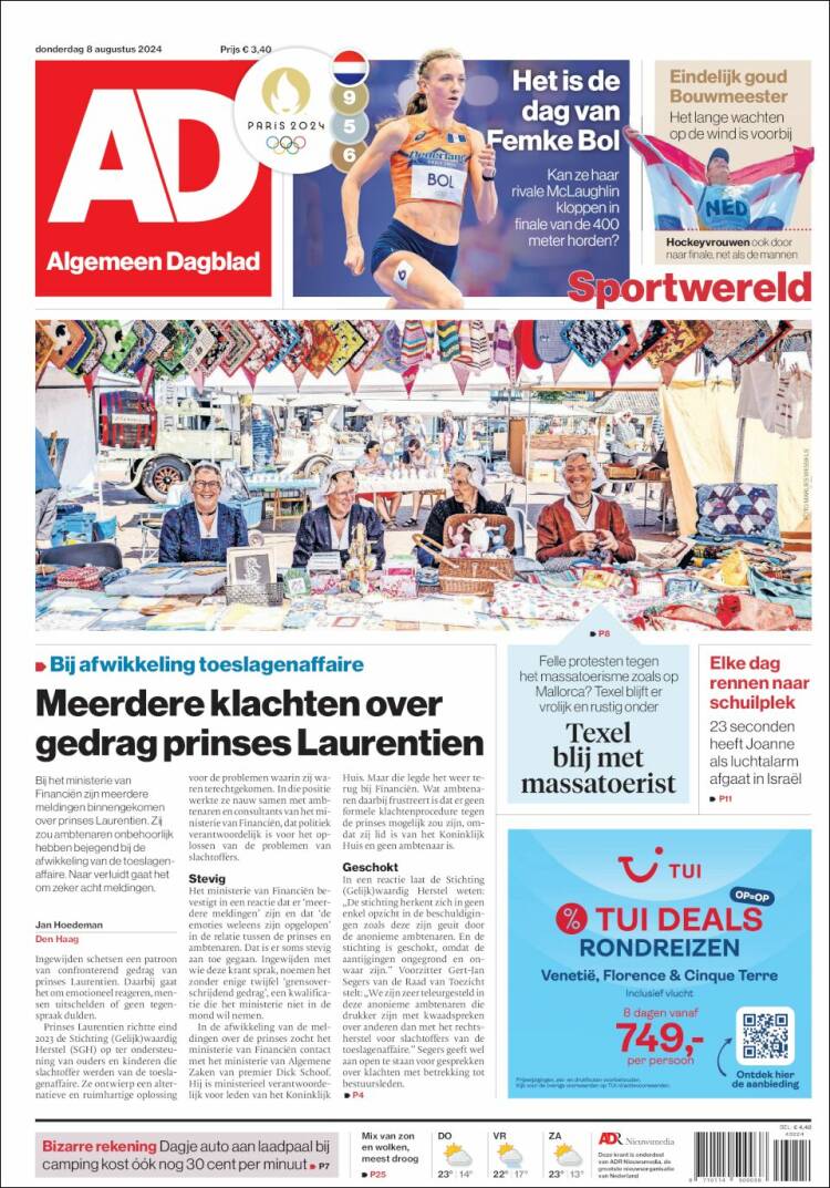 Portada de AD (Pa&iacute;ses Bajos)