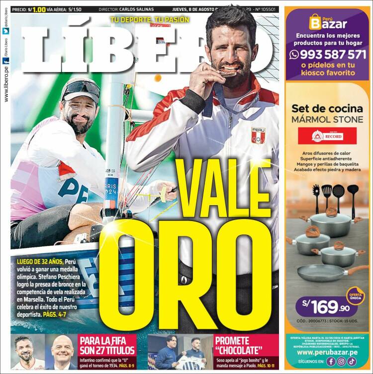 Portada de Líbero (Per&uacute;)