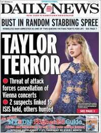 Portada de Daily News - New York (USA)