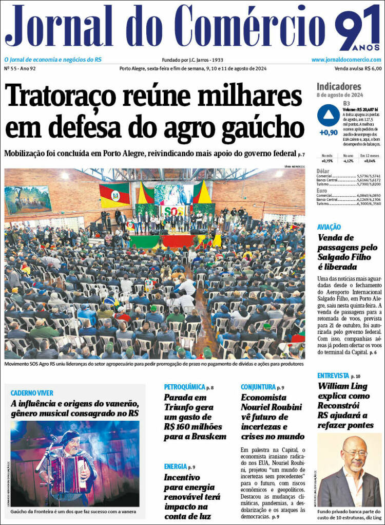 Portada de Jornal do Comércio (Brasil)