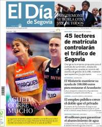 Portada de El Día de Segovia (España)