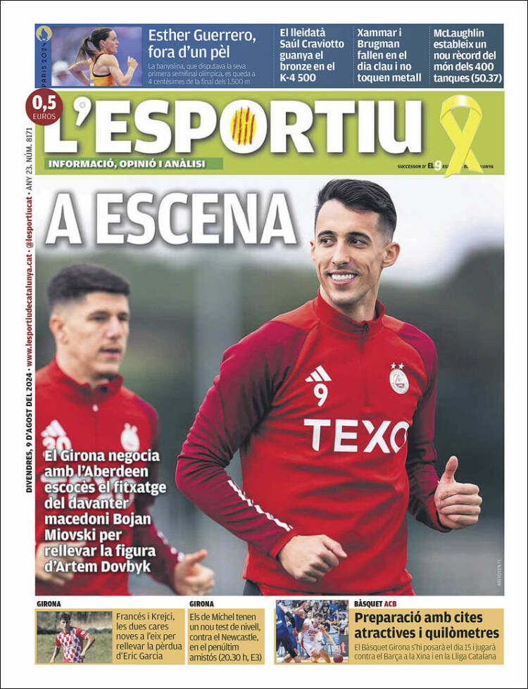 Portada de L'Esportiu : Girona (España)