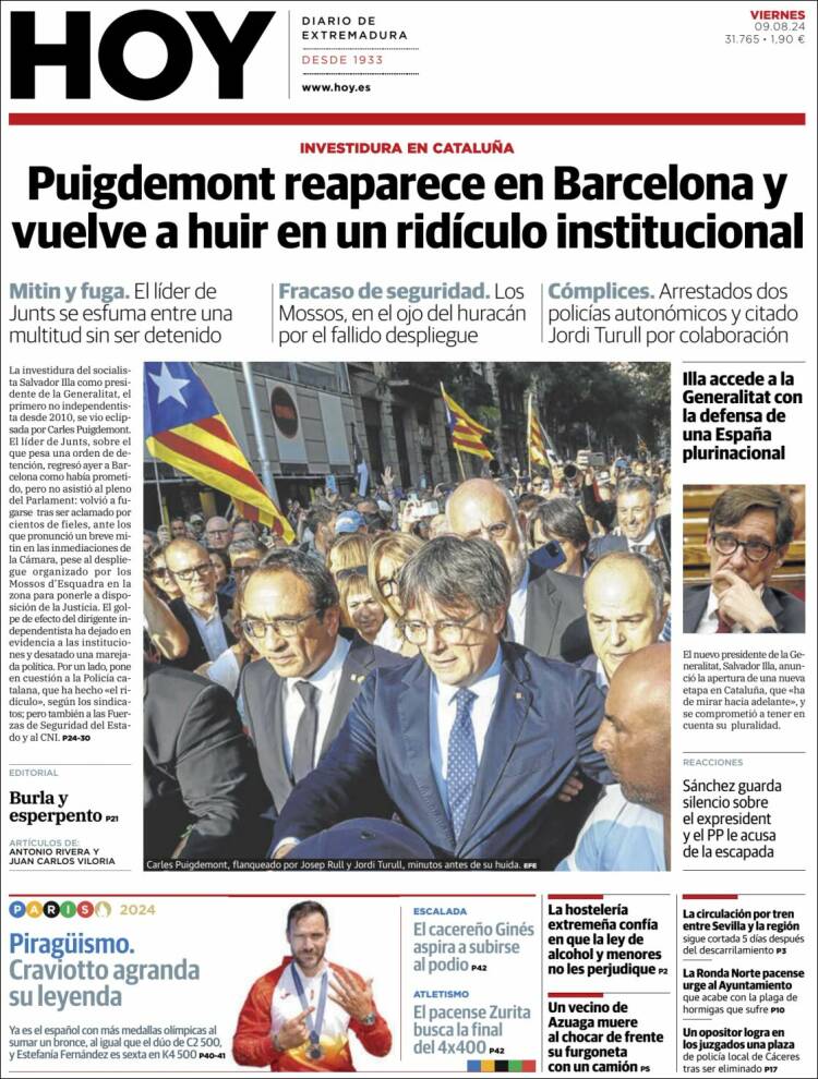 Portada de Hoy - Badajoz (España)