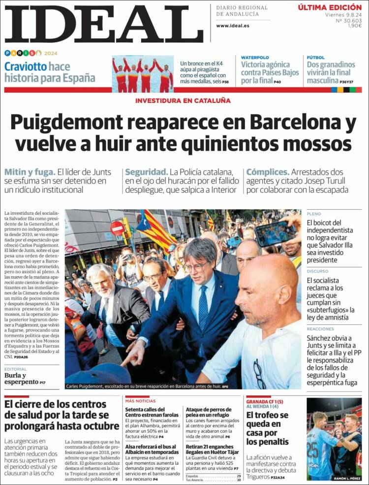 Portada de Ideal (España)