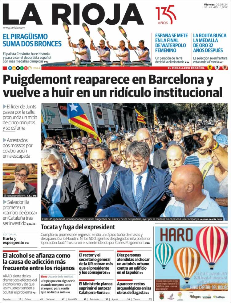 Portada de La Rioja (España)