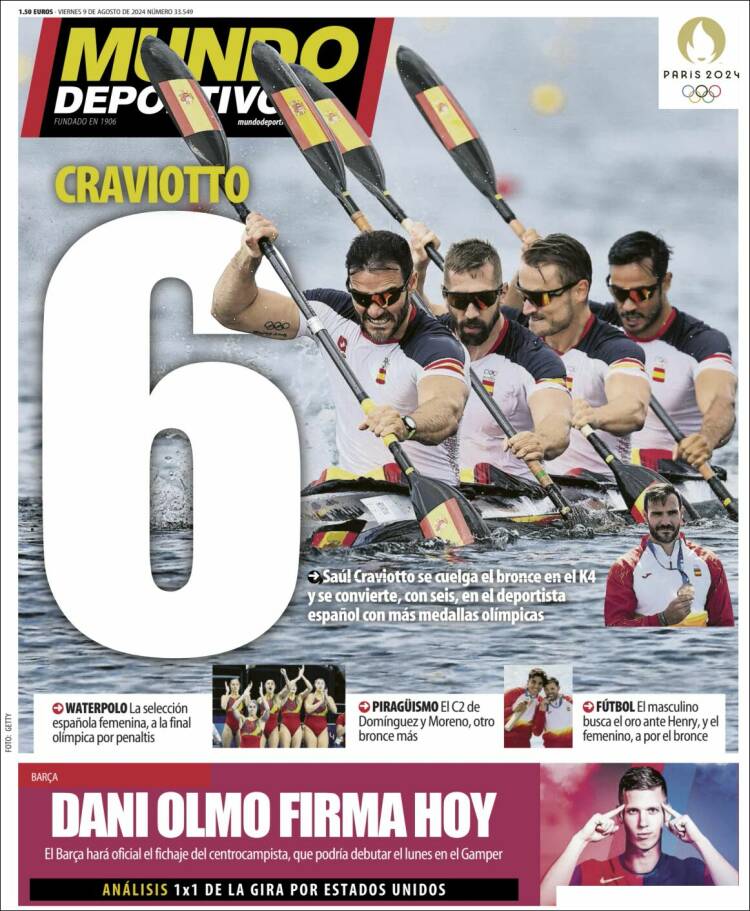 Portada de El Mundo Deportivo (España)