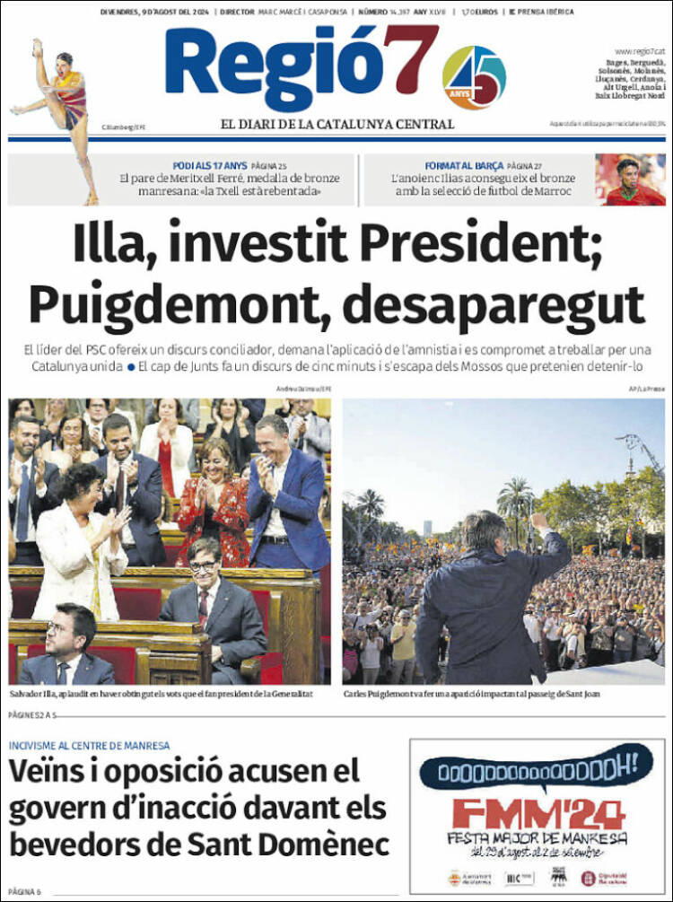 Portada de Regio7 (España)