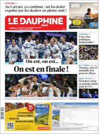 Portada de Le Dauphiné Libéré (France)