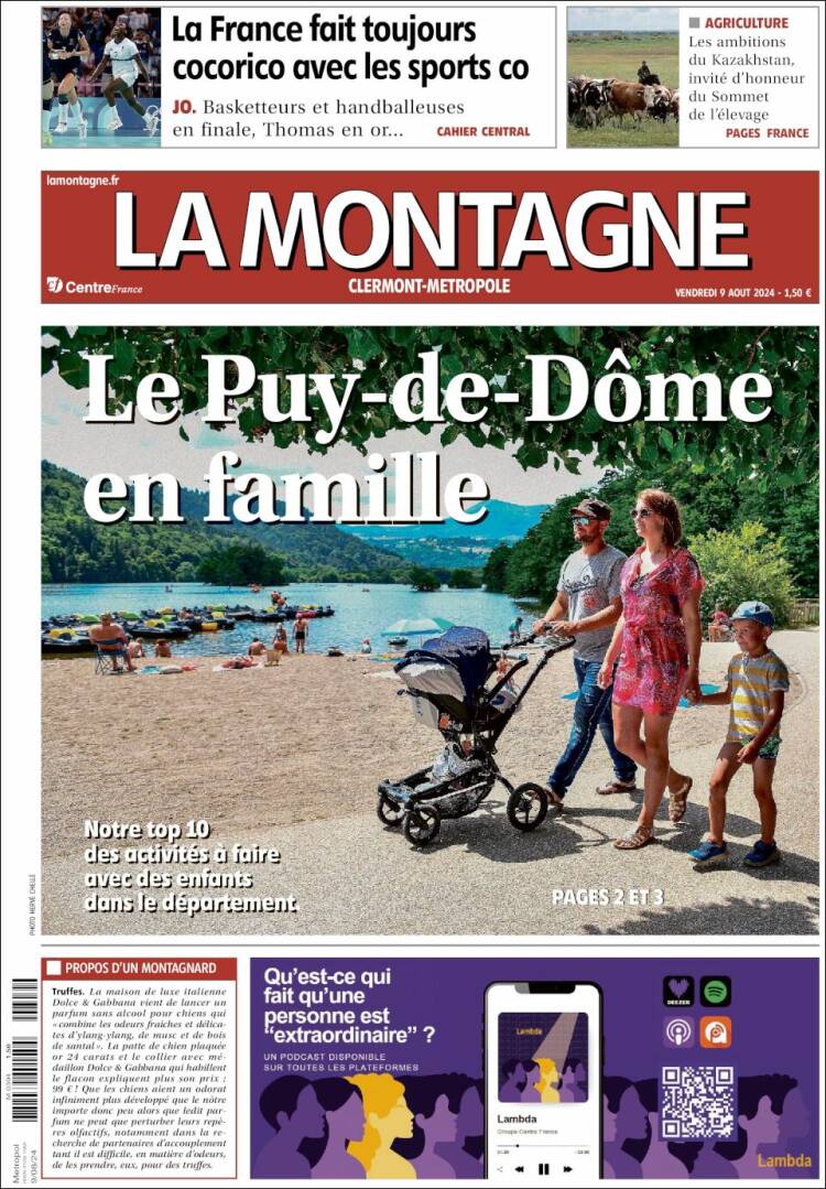 Portada de La Montagne (Francia)