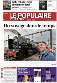 Portada de Le Populaire du Centre (Francia)