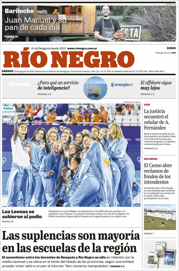 Portada de Rio Negro (Argentina)
