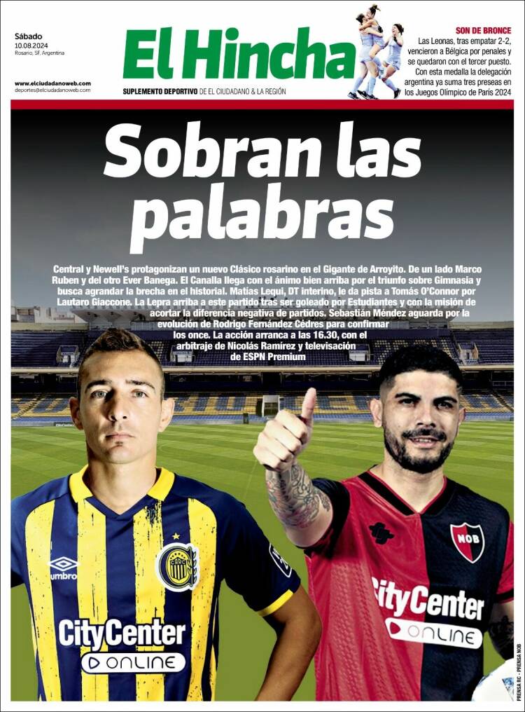 Portada de El Hincha (Argentina)