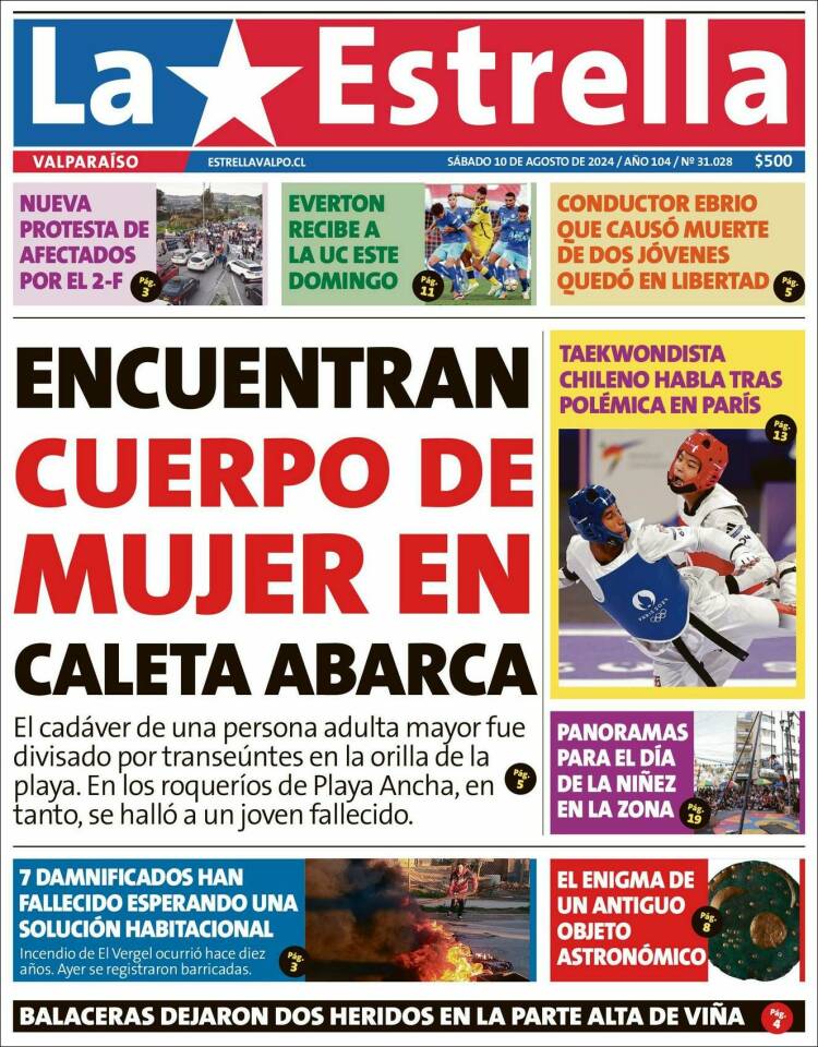 Portada de Estrella de Valparaiso (Chile)