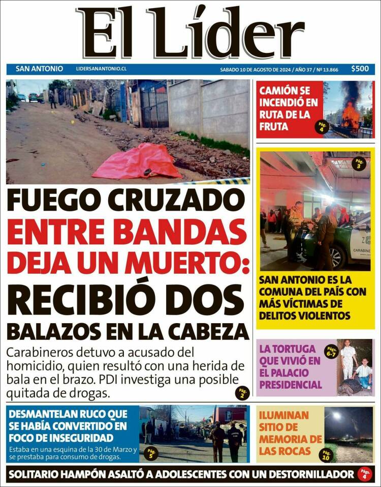 Portada de Lider de San Antonio (Chile)