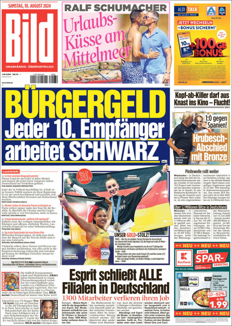 Portada de Bild (Alemania)