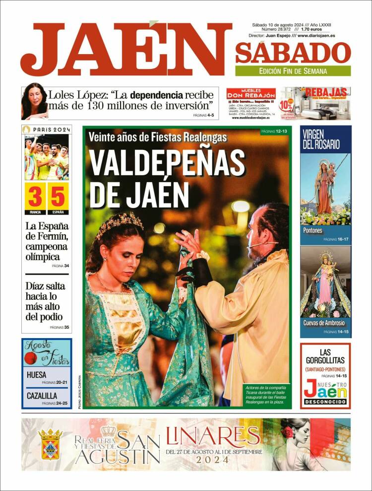 Portada de Diario Jaén (España)