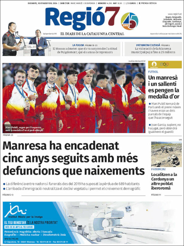 Portada de Regio7 (España)