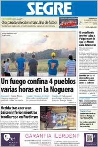 Portada de Segre  (España)