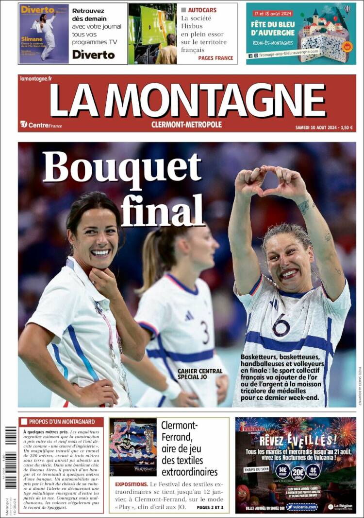 Portada de La Montagne (Francia)