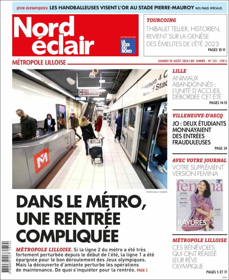 Portada de Nord Éclair (Francia)