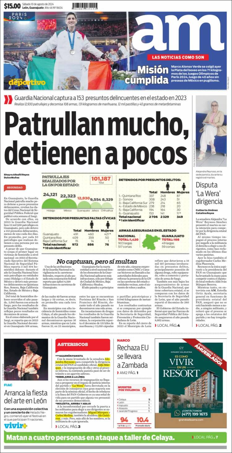 Portada de Al Día A.M. (México)