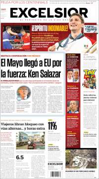 Portada de Excelsior (México)