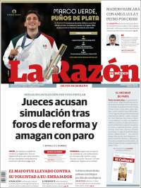 Portada de La Razón (México)