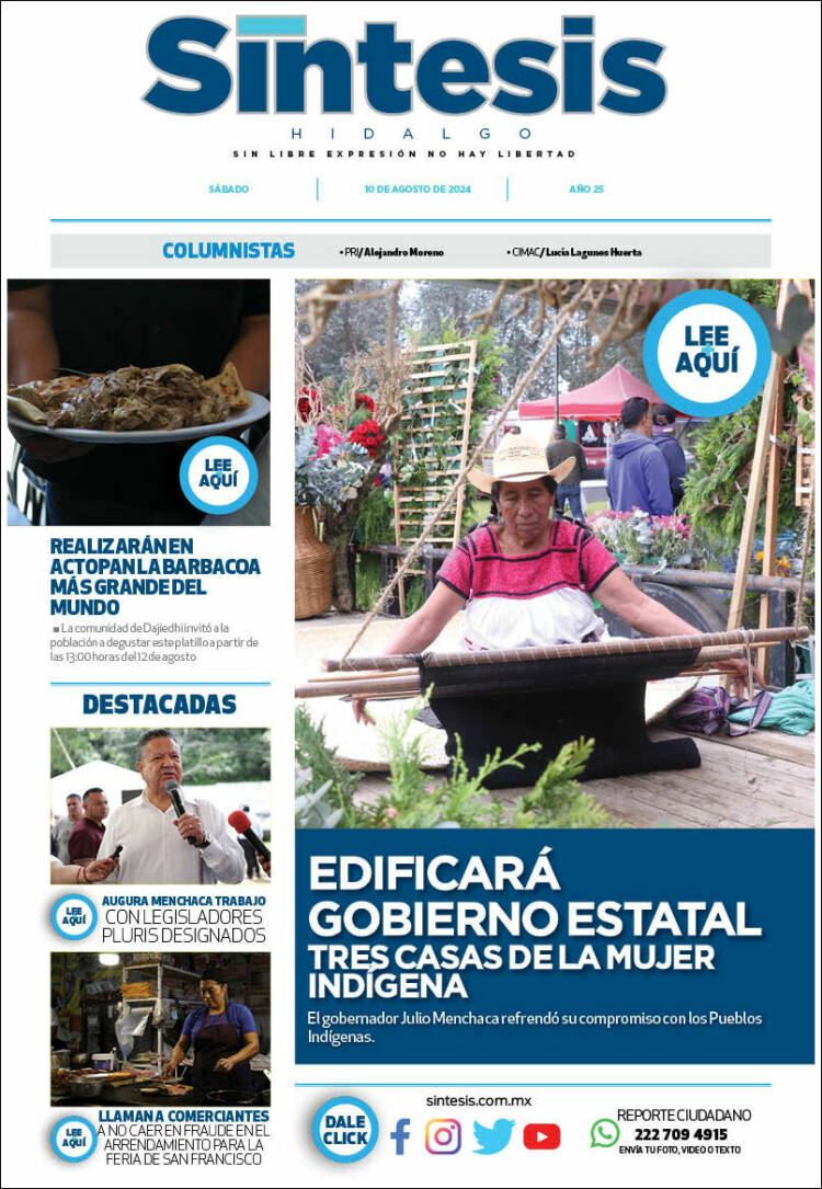 Portada de Sistesis - Hidalgo (México)