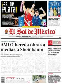 Portada de El Sol de México (México)