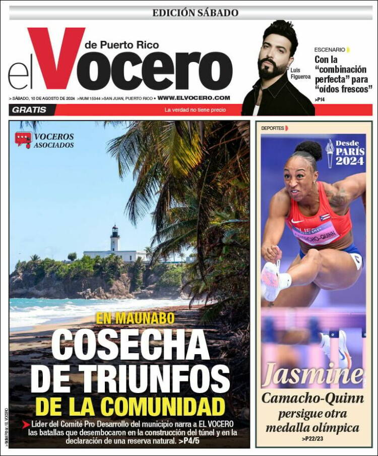 Portada de Vocero (Puerto Rico)