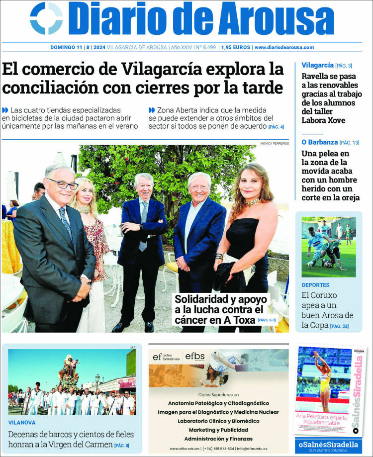 Portada de Diario de Arousa (España)