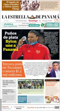 Portada de La Estrella de Panamá (Panamá)