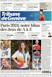 Portada de La Tribune de Genève (Suisse)