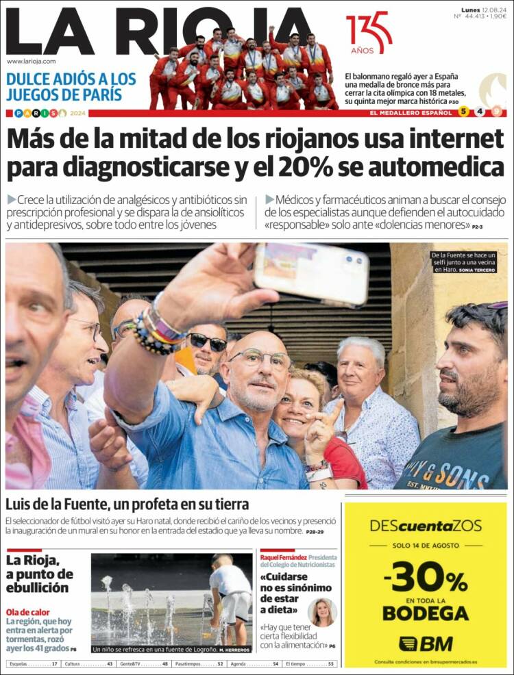 Portada de La Rioja (España)