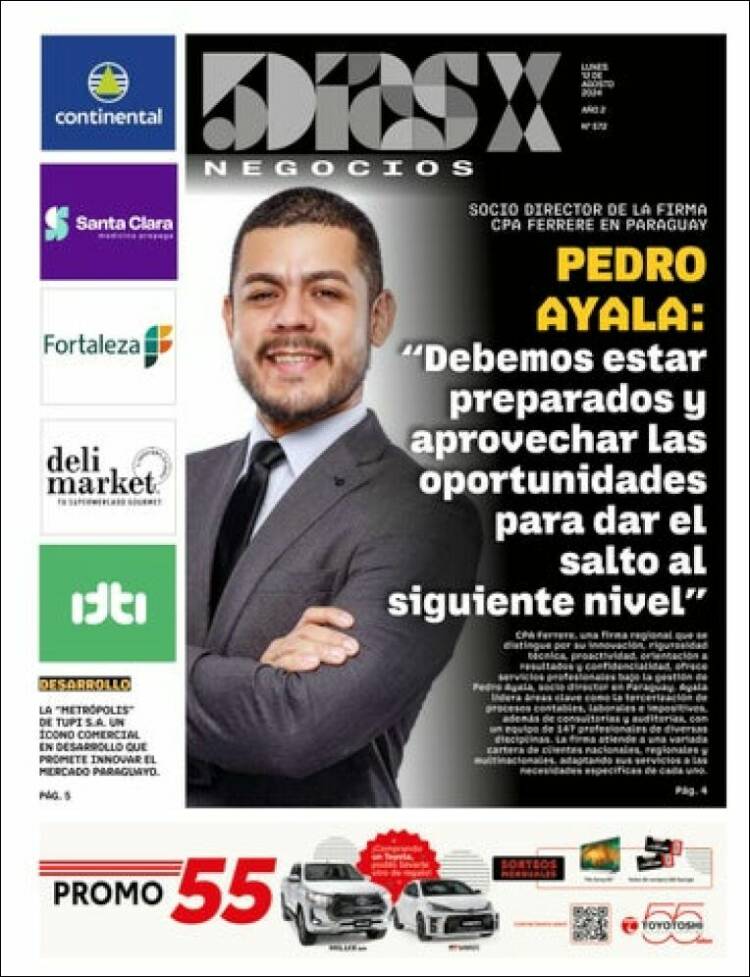 Portada de 5 Días (Paraguay)