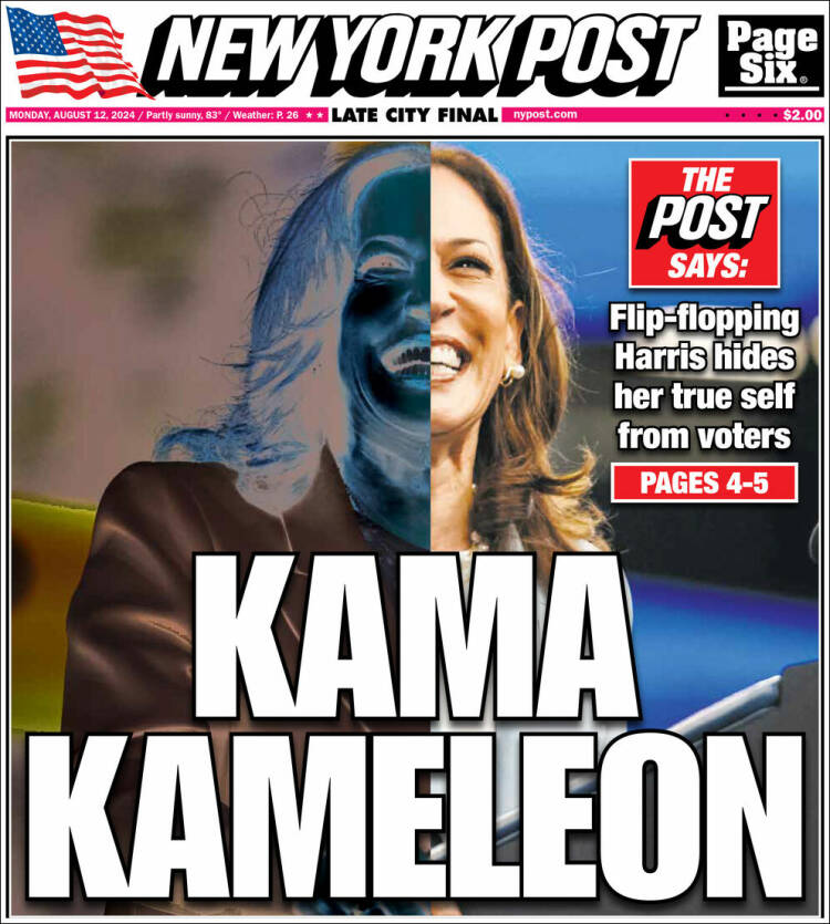 Portada de New York Post (USA)