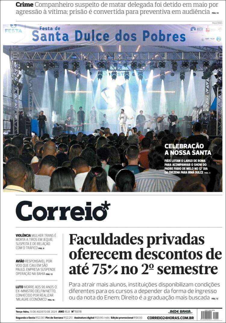 Portada de Correio* (Brasil)