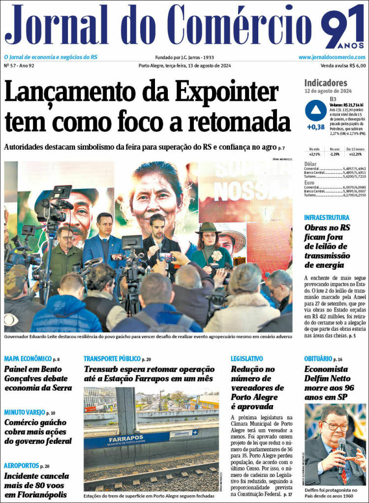 Portada de Jornal do Comércio (Brasil)