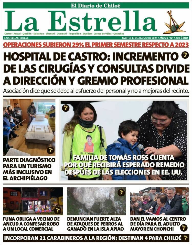 Portada de Estrella de Chiloé (Chile)