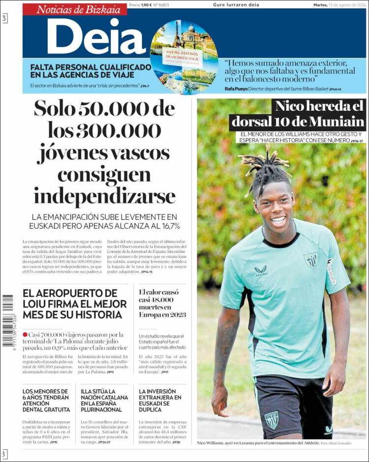 Portada de Deia (España)