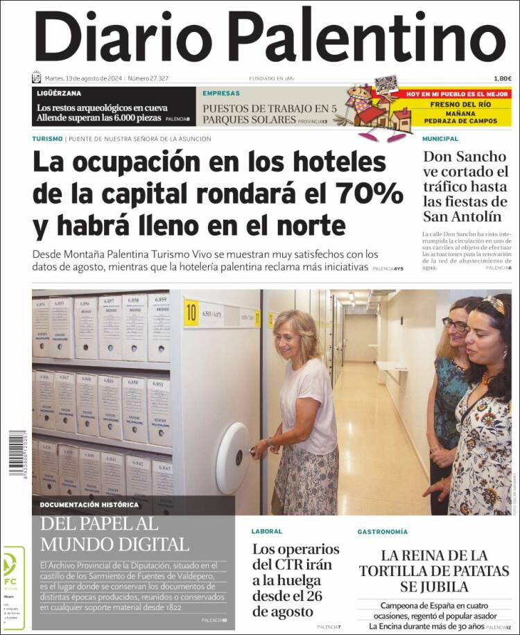 Portada de Diario Palentino (España)