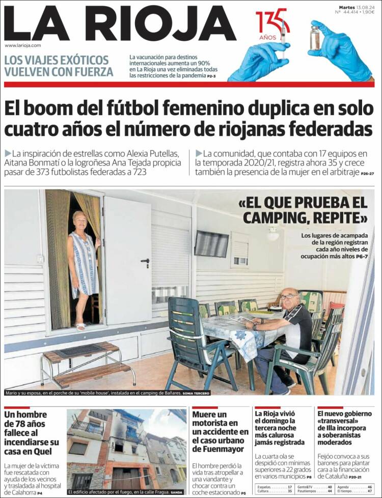 Portada de La Rioja (España)