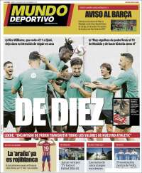 Portada de Mundo Deportivo Bizkaia (España)
