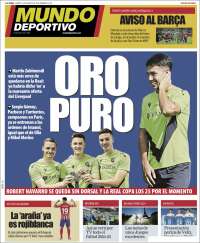 Portada de Mundo Deportivo Gipuzkoa (España)