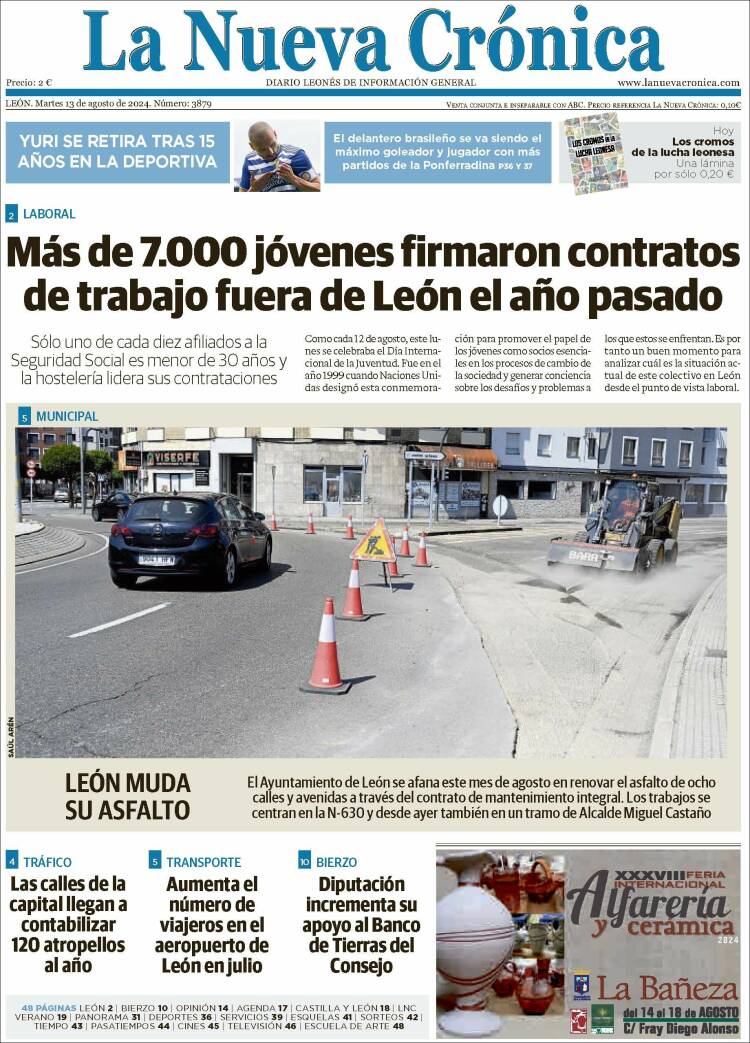 Portada de La Nueva Crónica (España)