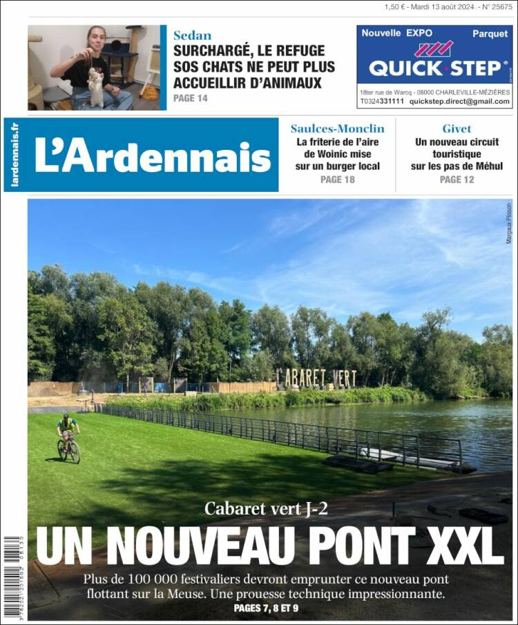 Portada de L'Ardenais (Francia)