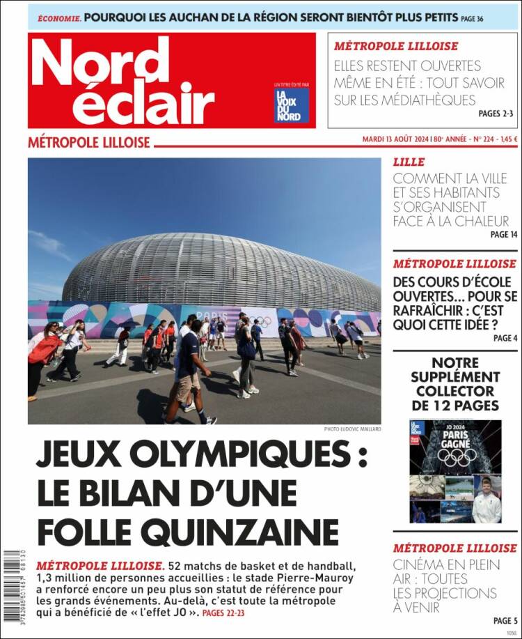 Portada de Nord Éclair (Francia)