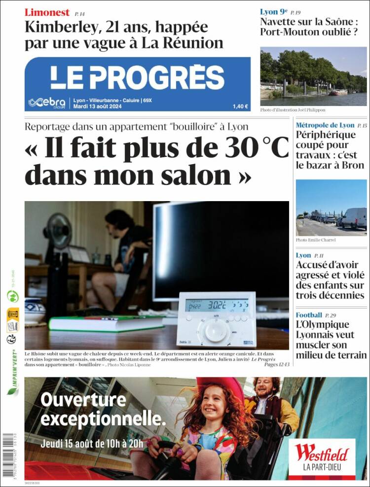 Portada de Progres de Fecamp (Francia)