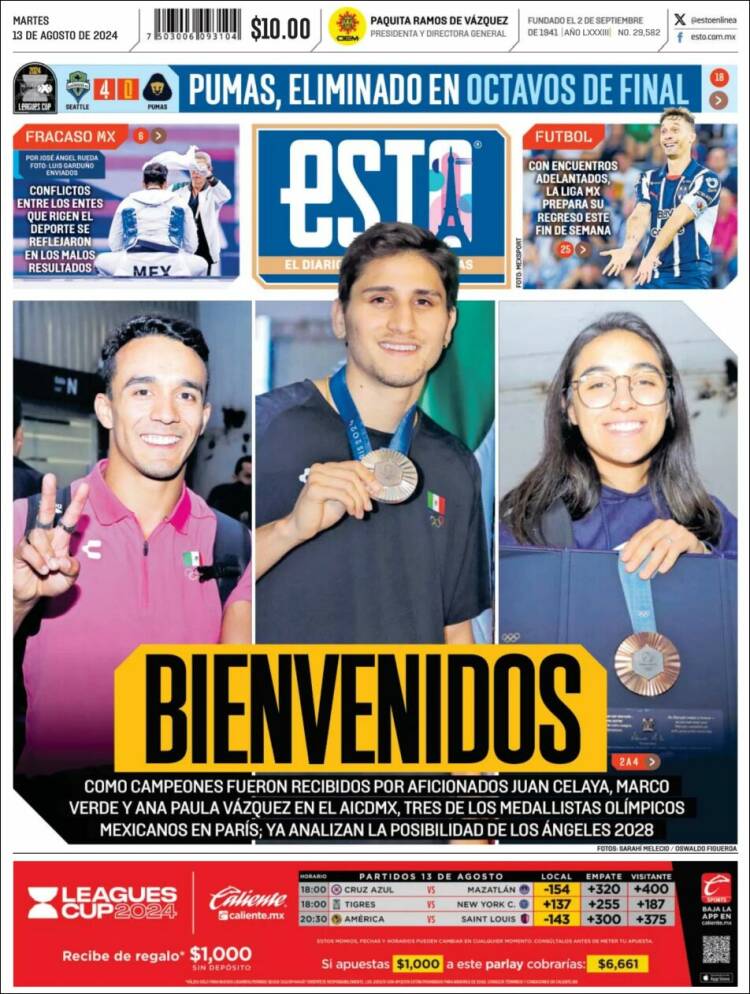 Portada de Esto (México)