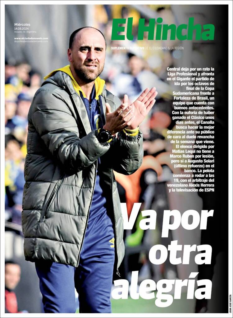 Portada de El Hincha (Argentina)